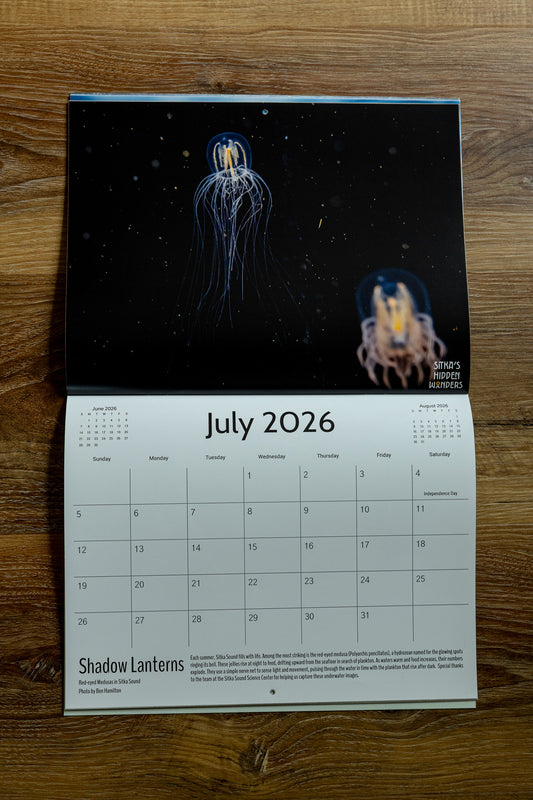 Sitka Wonders Photo Calendar (Sept 2025-Dec 2026)